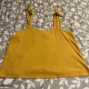 Mustard yellow tank top